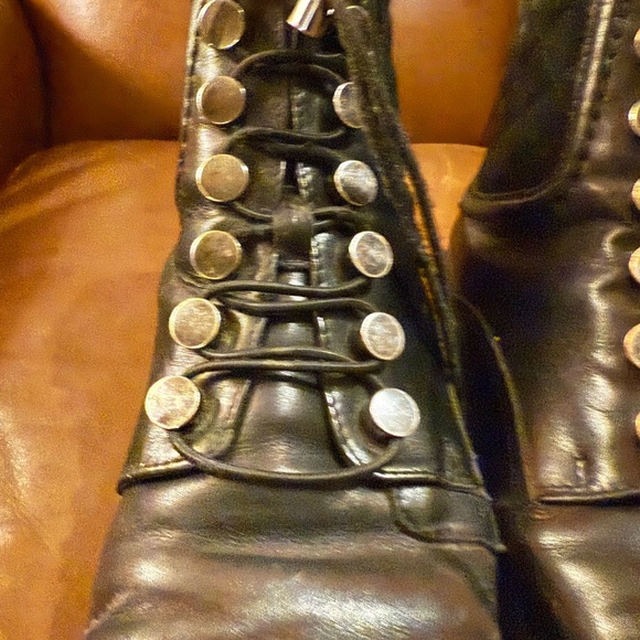 Aquatalia black Combat boots Size 8 - Picture 2 of 9